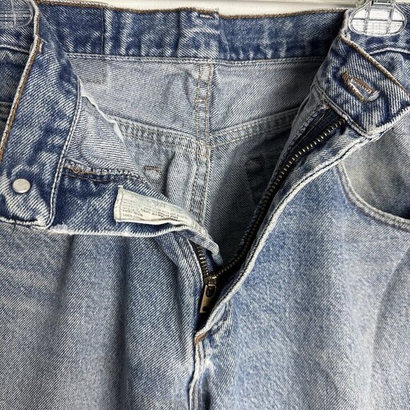 Wrangler 20X Denim Jeans Mens Straight Blue Faded Light 31x29 Y2K Relaxed‎ Work - Picture 4 of 10